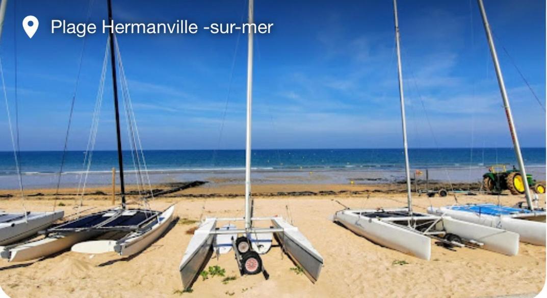 A Casa Mia Plage Hermanville-sur-Mer Dış mekan fotoğraf